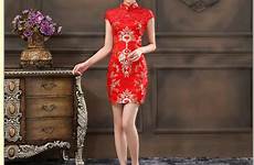 chinese dress sexy cheongsam qipao dresses traditional women red long gowns robe vestito oriental wedding sera da