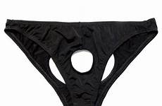 underwear open pouch mens men sexy hole back male thong front briefs panties sex gay penis funny crotch thin lingerie