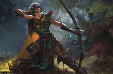 archer warrior elves fantasía elfo guerrero wallup guerrera