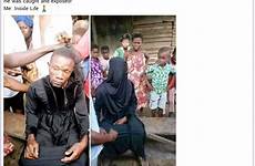 nigerian man married woman her husband allegedly hijab house after nabbed disguising sleep caught