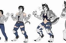 werewolf transformation anthro affinity
