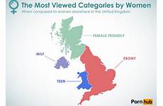 women pornhub most categories viewed map searches reveals milf around genres search sites britain