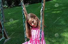 girl little dress park swings lovely summer michigan pink childhood during preview backyard