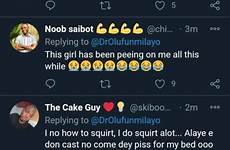 urine nigerians squirting dilute lament