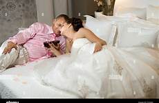 night wedding room hotel couple married romance newly alamy