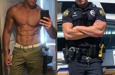 hot cops cop men uniform sexy officer instagram muscular anyone army choose board saved