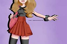 pokemon serena xy wallpaper deviantart anime game pokémon manga hd wallpapersafari