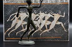 greek sculpture bronze figurine greekmythos