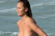 beach teigen chrissy babes naked nude