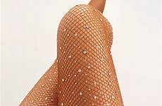 tights hard fishnet shiny yarn rhinestone elastic competitions latin pantyhose stockings ladies dance professional sexy women