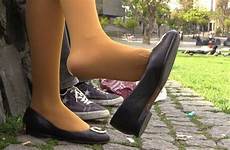 tights feet dangle shoeplay candid orange cc girl nylons legs heels ballerina flats shoes pumps sweaty toes saved hosiery hot