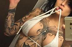 tattoo busty sexy brunette tattoos tattooed girls inked tattoed smutty ink inkd hottest model