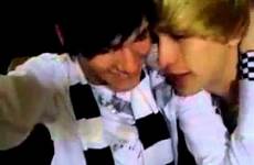 emo boys gay kiss cute