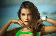 palvin barbara gif swimsuit si gifs model illustrated sports beauty top hungarian giphy girls edition