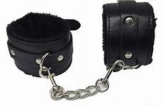 sex pu couples restraints plush handcuffs cuffs bondage pair toys leather games