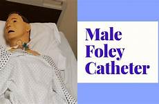 catheter foley male patient inserting demo