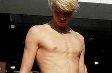 shirtless male boys blond young muscular guys jock college teen cute hot men beautiful blonde gay girls beefcake hunk 4x6