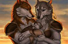 wolf deviantart furry family legacy werewolf anime nymph winds northern eskiworks anthro wolves couple love werewolves fantasy mother weasyl drawing