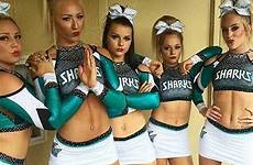 cheerleading sharks cheerleader cheerleaders shark stunts