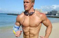 ellis shirtless triathlon dudes hunk jogging lycra seid sportsmen muscled jogger tights spandex runners swimwear