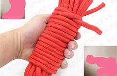 restraint sex bondage harness rope 10m flirting thick fetish cotton toys adult body long game red women
