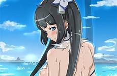 hestia ass feet danmachi wet dungeon ka deai ni wo darou motomeru machigatteiru wa clothes deletion flag options yande re