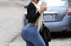 tight blac figure jeans chyna hourglass ass booty big full off shows silver boots shorts dailymail pouty heels old super