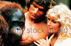 derek bo orangutan ape keeffe miles tarzan stock alamy saved man