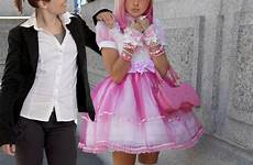 sissy feminization girly petticoated brolita sissification maid feminine dressed sissi diapers humiliation sissichloe