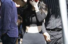jenner kylie booty tights yoga pants leaving cafe hollywood earth west celebrities took far bit too who gotceleb post