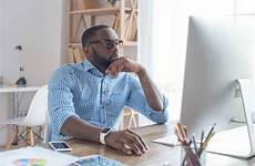 business africano negocio trabaja uomo ufficio giovane affare lavora freelancer marketer gerencia