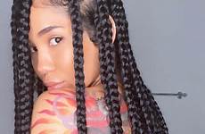 braids trenzas baddie braided jhene africanas aiko rizado wifey africanos pigtails pelo onomah