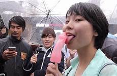 penis japanese giant touch festival huge city people crowds clamour ceremony where fertility phallic