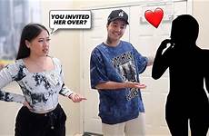 girlfriend invited over ex