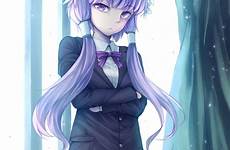 anime purple hair eyes long girls skirt vocaloid yuzuki yukari wallpaper mangaka wallhere yande re