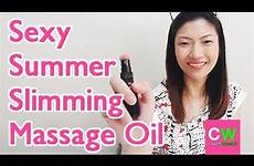massage summer oil