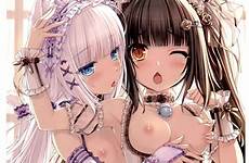 neko hentai nekopara para yuri vanilla sayori cat girls chocola luscious nekomimi yande re white breasts manga works animal ears