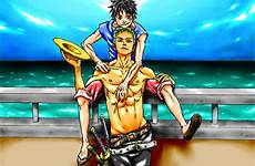 zoro luffy fan ruki piece yaoi deviantart manga wallpaper