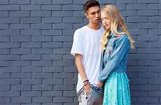 outdoor couple young fashion posing sensual interracial stylish stunning portrait summer stock