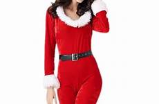 santa sexy women costume catsuit christmas costumes red adult baby novelty arrival shipping party
