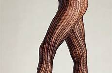 stripe fishnet vertical pantyhose lionella afashion