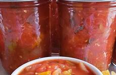 salsa homemade chunky canning recipe fresh farm canned recipes delicious eat ready lucky