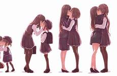 yuri difference age kissing anime kiss original wallpaper 8k uhd wallpapers comment time nsfw reddit awwni