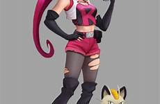 jessie pokemon rocket team redesign james morali mauricio artstation choose board characters anime female