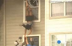 window fire girls dive videos neighbors their two