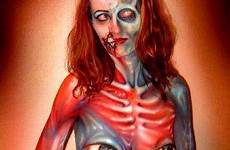 body painting horror halloween girls monster painted wolfe face nick paint monsters paintings 2011 brian xnxx forum ladies canvas adult