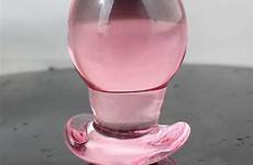 plug crystal anal pink adult sexy glass games use butt penis dildo toy sex larger