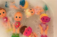 babies bath playtime
