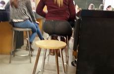 class student school thong high ass panties panty slip leggings through wearing cute stool do choose board