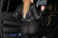 kardashian khloe bodysuit tights booty beyonce jumpsuit pasadena night through her boots leather sheer shesfreaky concert high thigh gotceleb kourtney